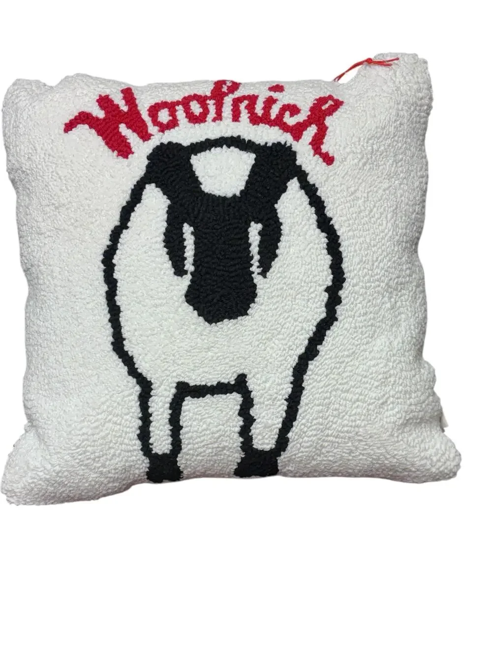 Woolrich Hooked Throw Pillow Woolrich Sheep 14x14 Cabin Lodge